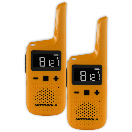 Walkie Talkie Motorola T72, pack 59T72PACK, naranja